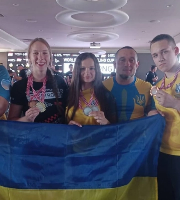 Спортсмени з Полтавщини вибороли «срібло» та «бронзу» на міжнародних змаганнях з армреслінгу