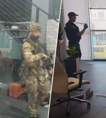 В центре Киева мужчина устроил стрельбу в офисе: полиции пришлось провести спецоперацию