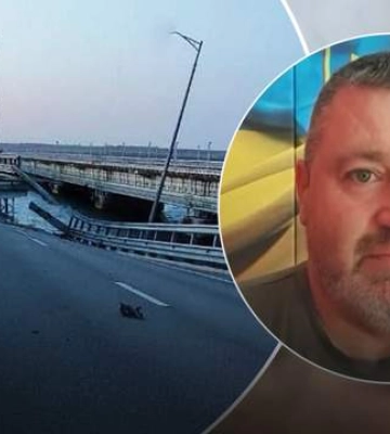 В бункері вже всіх скликають, – Братчук потролив переляк росіян від удару по Кримському мосту