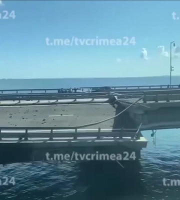 Кулеба прокоментував руйнування Кримського мосту