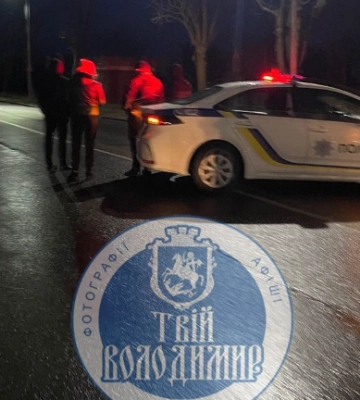 Оштрафували водія, який у селі на Волині наїхав на електроопору