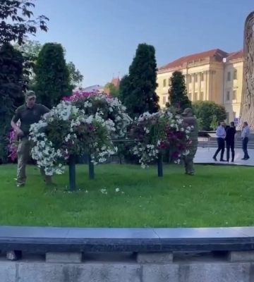 У Львові перевіряють навіть сурфінії на проспекті Свободи (відео)