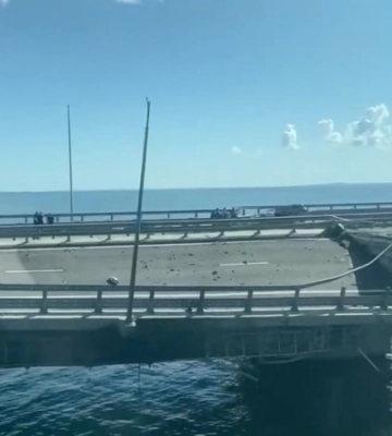 У Росії назвали терміни відновлення Керченського (Кримського) мосту 
