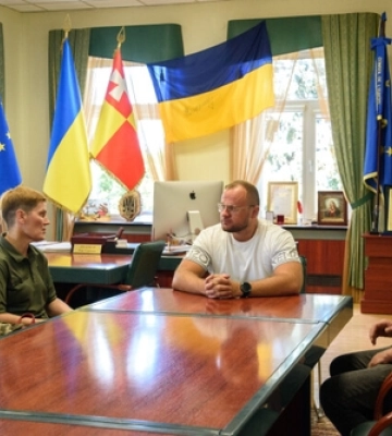 У Луцьку зустрілись зі звільненими з полону військовими 
