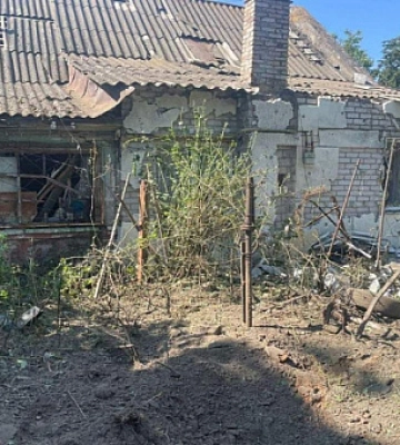 Оккупанты в очередной раз обстреляли Никополь из тяжелой артиллерии