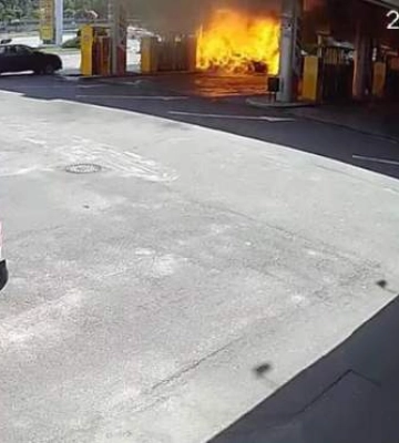 ДТП з пожежею на АЗС в Києві: водію Audi повідомили про підозру