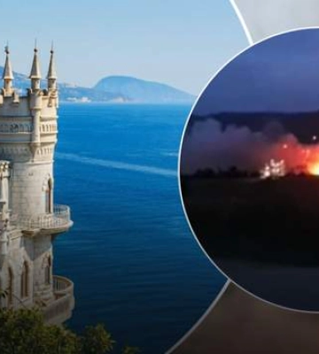 Лунали вибухи, горів ворожий полігон: до Криму знову завітала свіженька &quot;бавовна&quot;