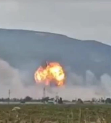В Крыму раздаются взрывы на полигоне оккупантов, видео