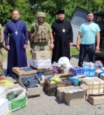 Священик з Шацької громади відвідав військових на передовій
