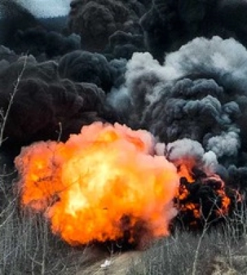 В Крыму объявили эвакуацию после &quot;бавовны&quot; на полигоне, трасса &quot;Таврида&quot; перекрыта: карта
