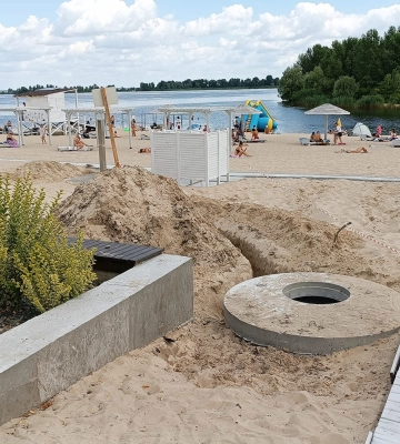 На пляжах Черкас вода не відповідає гігієнічним нормам
