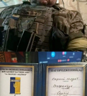 Кулеметника з Вараша нагородили за оборону Авдіївки