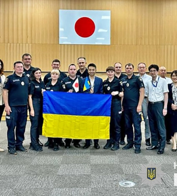 Запорізькі криміналісти пройшли навчання в Японії