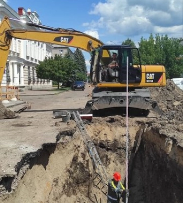 У Житомирі на вулиці Лятошинського прокладуть 300 метрів нового трубопроводу
