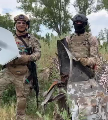 Прикордонники знищили ворожий дрон в небі над Одещиною