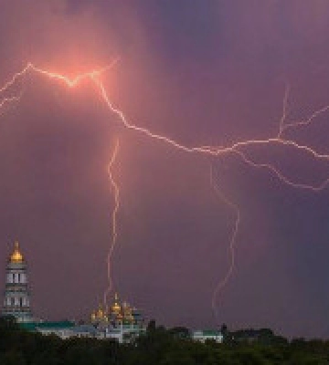 Сьогодні в Києві очікуються грози