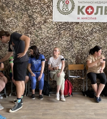У Миколаєві відбувся тренінг з домедичної допомоги