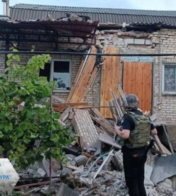 Враг обстрелял Константиновку, погибла супружеская пара. ФОТОрепортаж