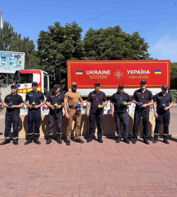 Рятувальники на Запоріжжі отримали від благодійників три тисячі респіраторів