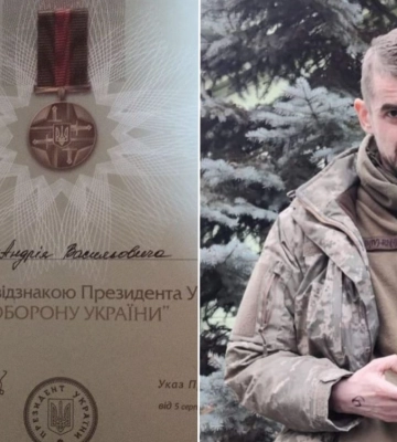 Нагороду від глави держави отримав буковинець, який понад півтора року захищає Батьківщину