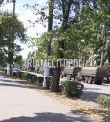 Окупанти стягують до Мелітополя додаткові сили 
