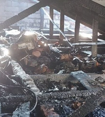 Под Мелитополем на предприятии разгорелся масштабный пожар 