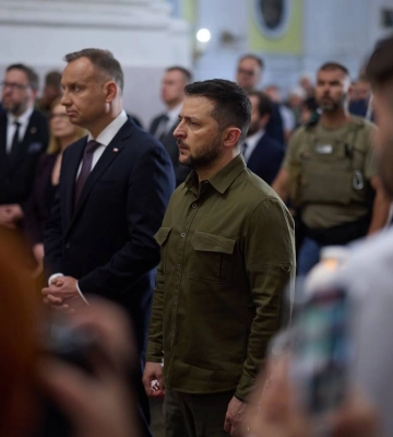 Зеленський і Дуда у Луцьку вшанували пам’ять жертв Волинської трагедії