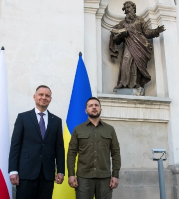 Зеленський і Дуда зустрілися на Святій Месі в Луцьку