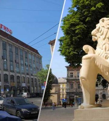 У центрі Львова помітили голого чоловіка: він дивно поводився і пив щось зі склянки