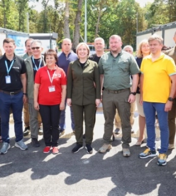 Модульне містечко для переселенців відкрили на Полтавщині