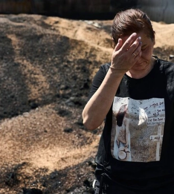 Одеська ОВА показала спалене ракетами зерно