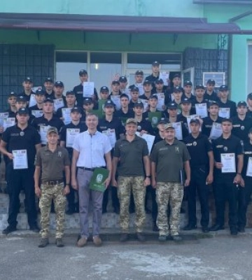 На Закарпатті завершили стажування курсанти закладів вищої освіти МВС