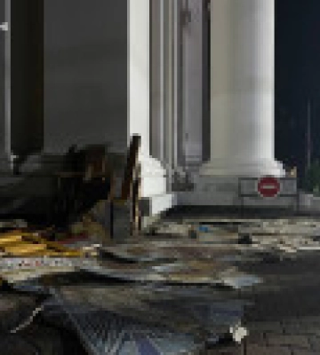 Последствия удара россиян по Свято-Преображенскому собору в Одессе: фото