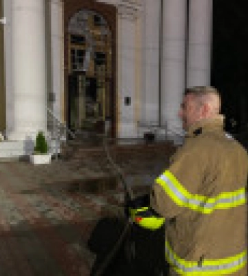 Ворожа атака на Одесу: росіяни пошкодили Будинок вчених та будинки поруч з ним