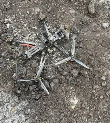 На Харківщині прикордонники знищили дрон-камікадзе