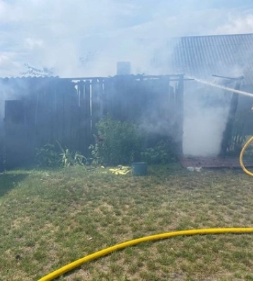 У Світязі під час пожежі обгорів чоловік
