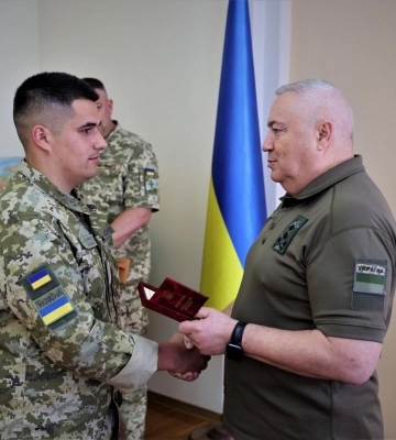 Офіцера із Рівного відзначили орденом «За мужність» ІІІ ступеня