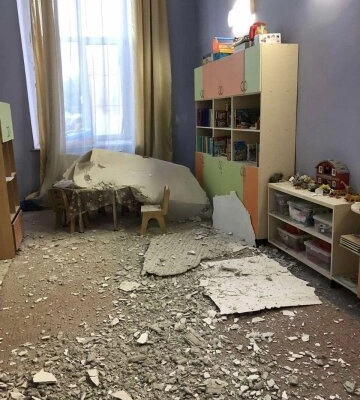 Через атаку росіян на Одесі зазнали руйнувань 11 дитячих навчальних закладів