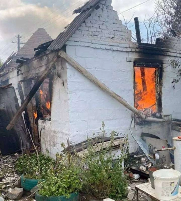 У Дніпрі горів приватний будинок