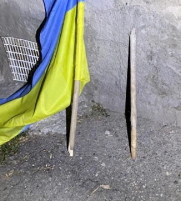 В Одесі затримали чоловіка за наругу над державними символами
