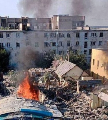 В Олешках знищили будинок місцевого гауляйтера Георгія Журавка, – ЗМІ