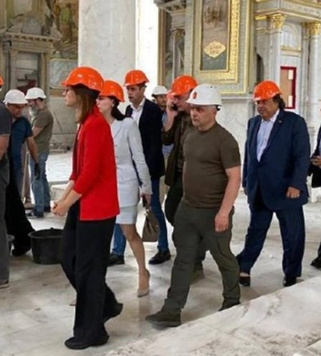 Італійська делегація в Одесі ознайомилася з наслідками ракетного удару
