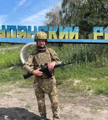 Ексгравець «Волині» Владислав Ващук побував на першому бойовому завдання 