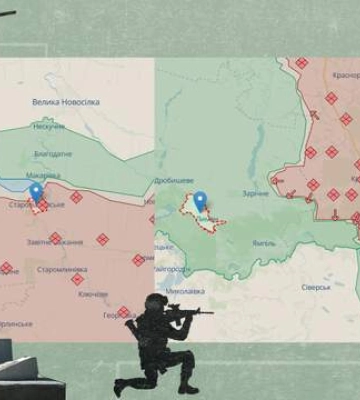 Росіяни пруть на Лиман і з усіх сил тримають Старомайорське: зміни карти фронту за тиждень