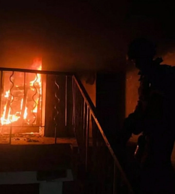 У Криворізькому районі під час пожежі постраждав чоловік
