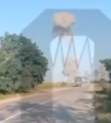 У Криму безпілотник влучив у склад боєприпасів
