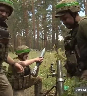 Як волиняки насипають ворогу на Луганщині (відео)