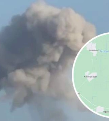 Де розташований склад, по якому прилетіло в окупованому Криму: показуємо на карті