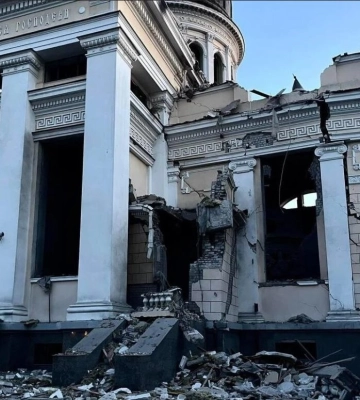 На сайті Донецької єпархії УПЦ оприлюднили інформацію, що ракета, яка влучила у кафедральний собор в Одесі, була російською