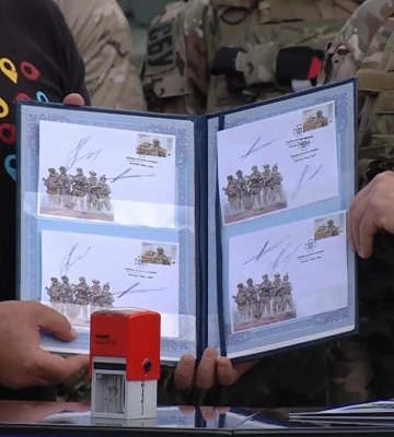 У Рівному унікально погасили нову марку (ВІДЕО)